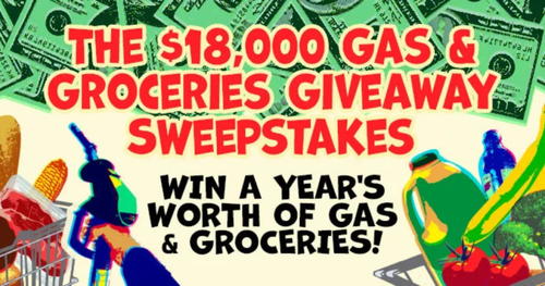 $18,000 Gas and Groceries Giveaway Sweepstakes