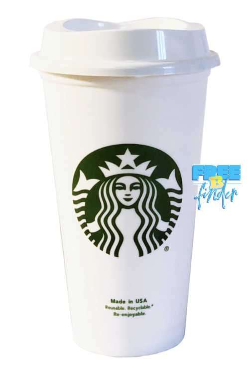 FREE Starbucks Drink & Reusable Cup with Purchase